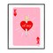 Stupell Industries King Of My Heart Sword Framed Giclee, design by Amanda Greenwood